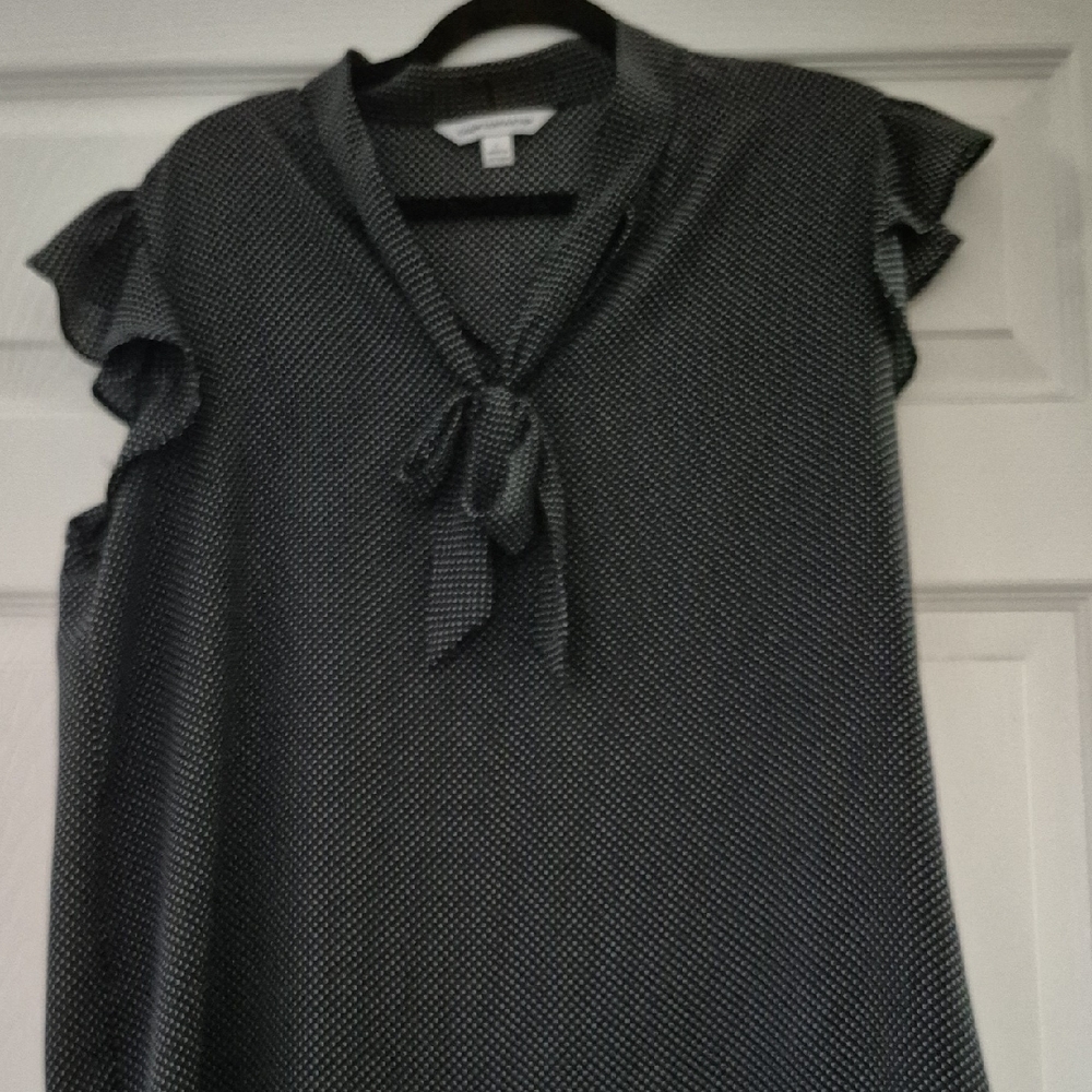 Counterparts Black and White Polka Dot Blouse